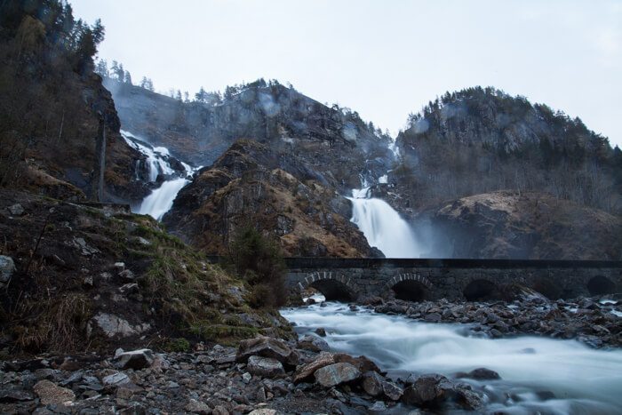 Låtefossen: Norway’s twin waterfalls