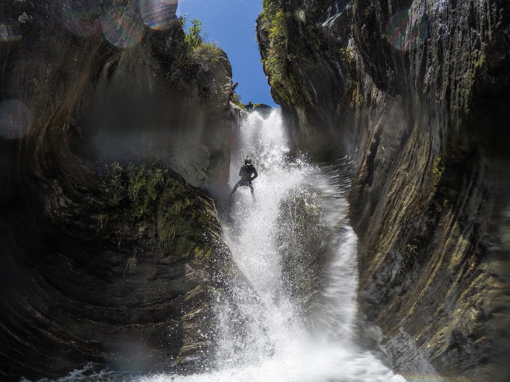 Canyoning Niger Stream Deep Canyon Wanaka