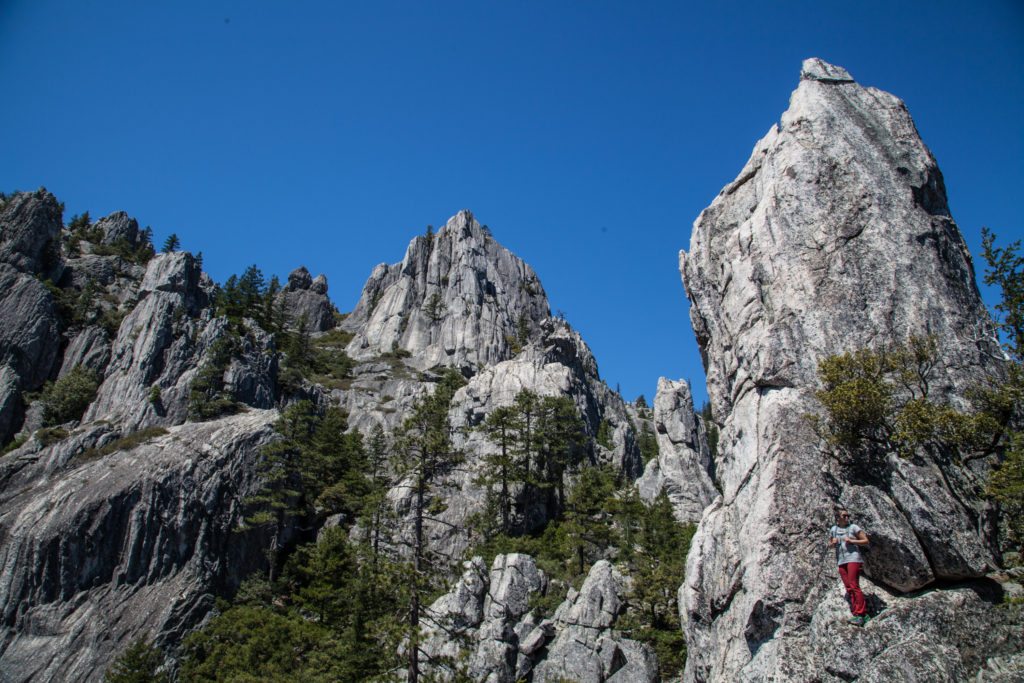 Hiking Castle Crags State Park