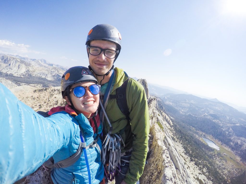 Climbing Matthes Crest