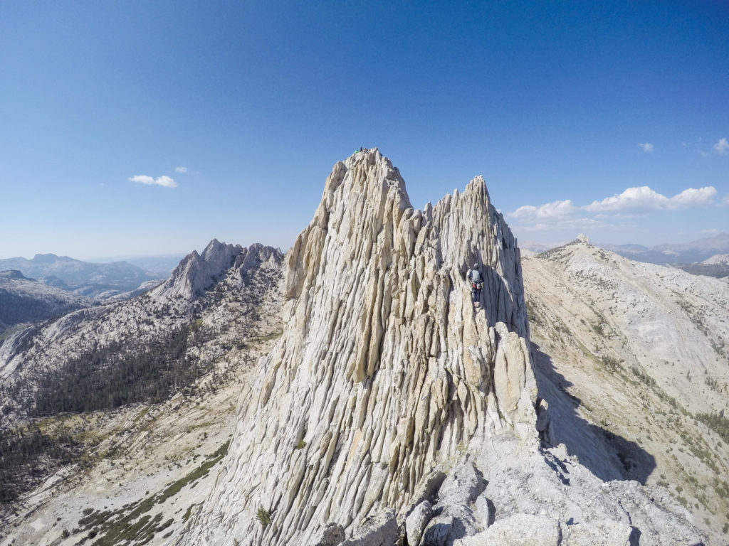 Climbing Matthes Crest