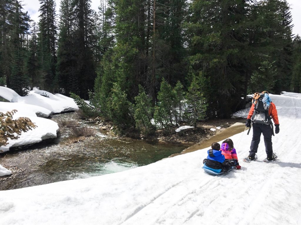 Snowshoeing Lake Alpine with Chasqui Mom, the diversity dilemma in outdoor media