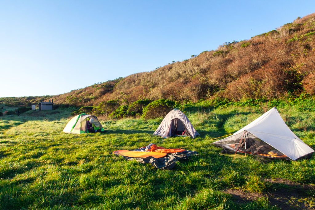 Backpacking Point Reyes Coast Camp
