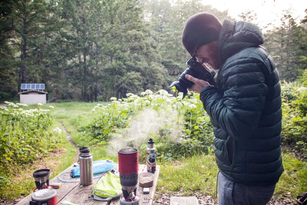 Backpacking Point Reyes Glen Camp