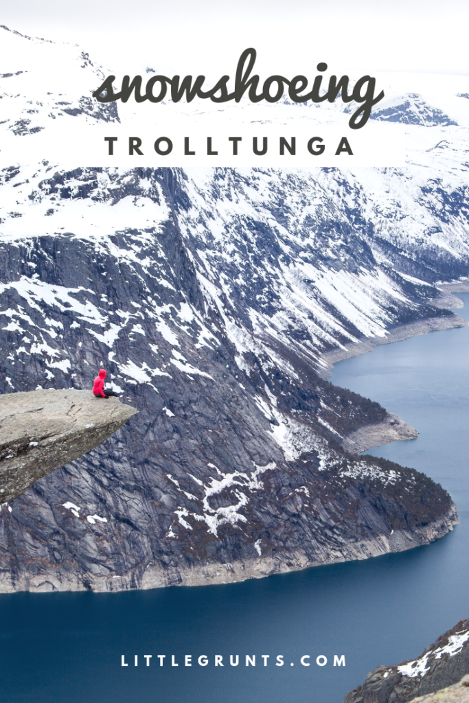 Snowshoeing Trolltunga