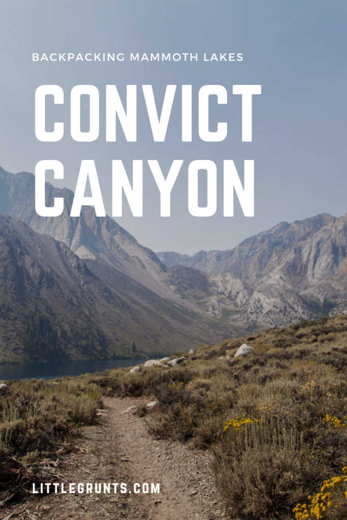 Backpacking to Convict Canyon Mildred Lake