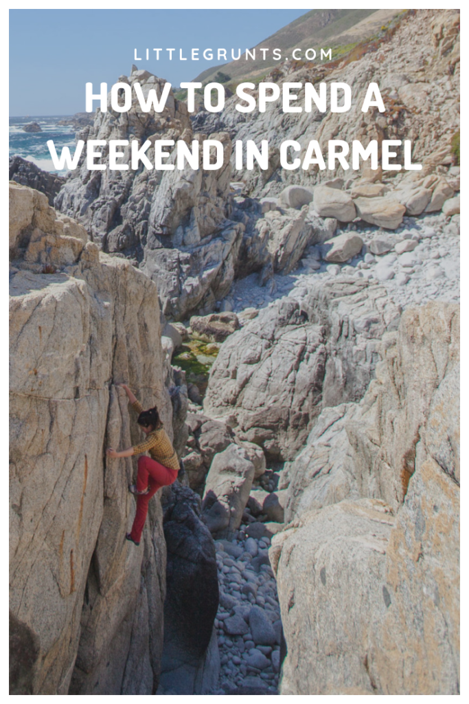 How to Spend a Weekend in Carmel, Granite Creek bouldering