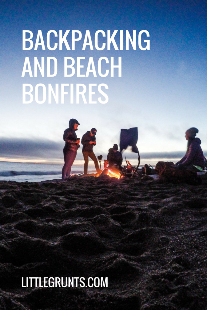 Backpacking and Beach Bonfires Coast Camp Point Reyes National Seashore