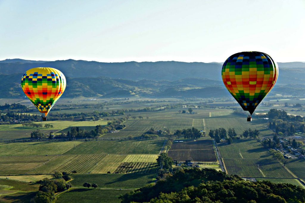 Napa Valley Aloft Hot Air Balloon Bay Area Experiences