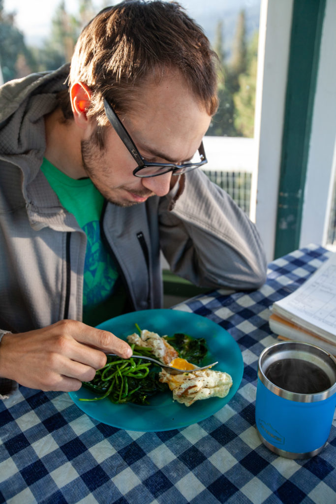 Staying at the Calpine Fire Lookout