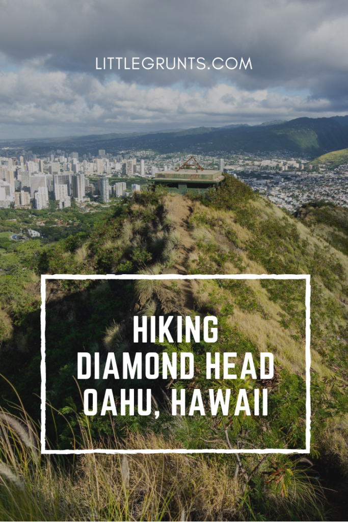 Hiking Diamond Head, Oahu, Hawaii