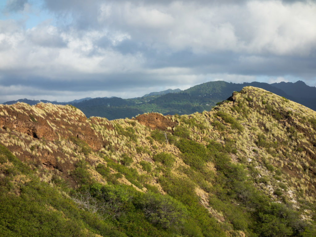 Hiking Diamond Head, Oahu, Hawaii