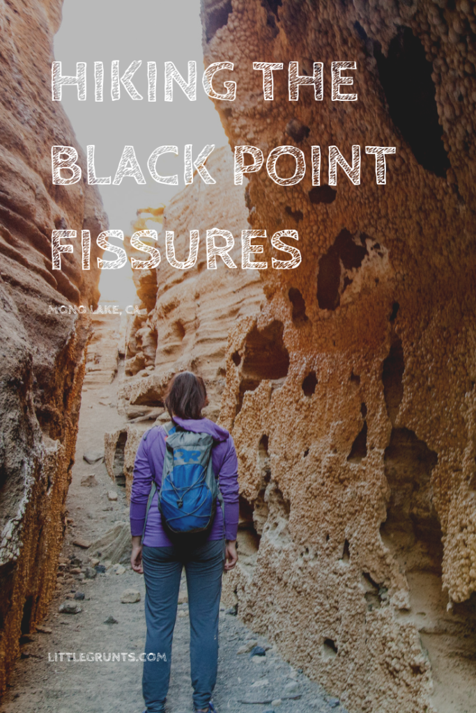 Hiking the Black Point Fissures at Mono Lake