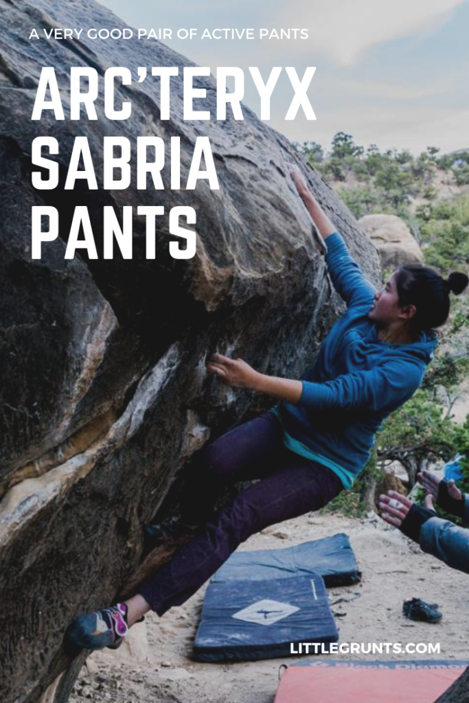 Arc'teryx Sabria Pant Review