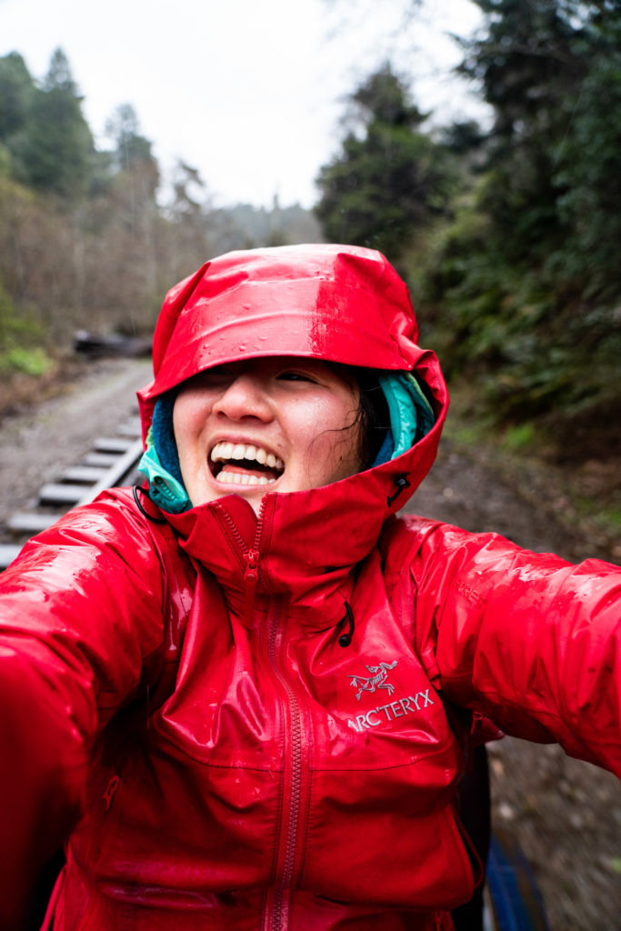 Riding the Skunk Train Rail Bikes