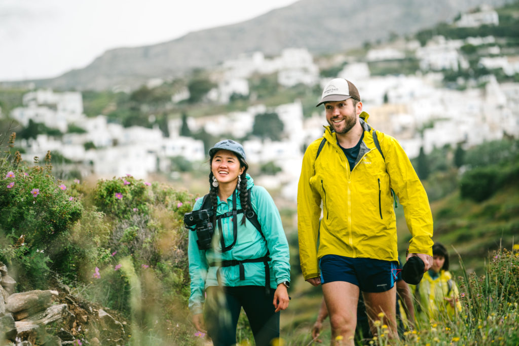 Making new friends on REI's Under 35 Greece trip