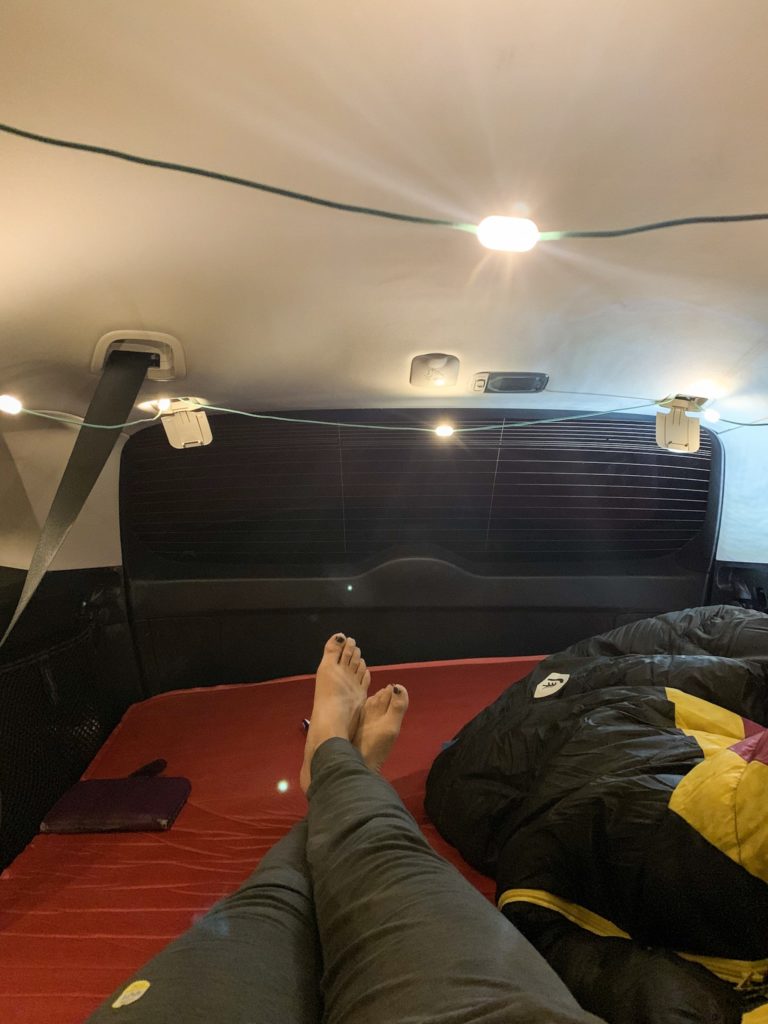 MPOWERD Luci String Lights Subaru Outback Build Out