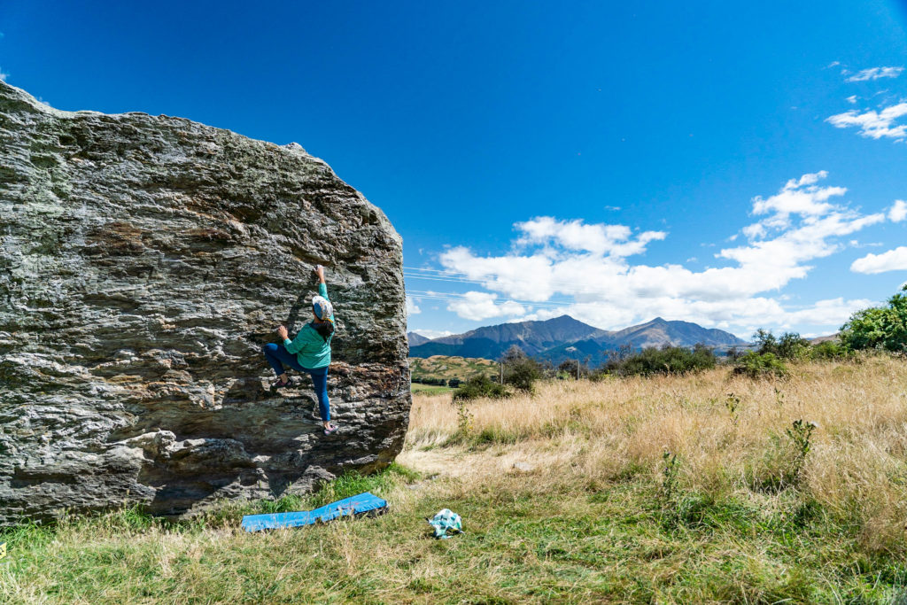 Jardines Bouldering, Queenstown, New Zealand