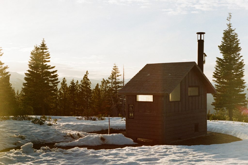 Staying at the Robbs Mountain Hut, sleeping area