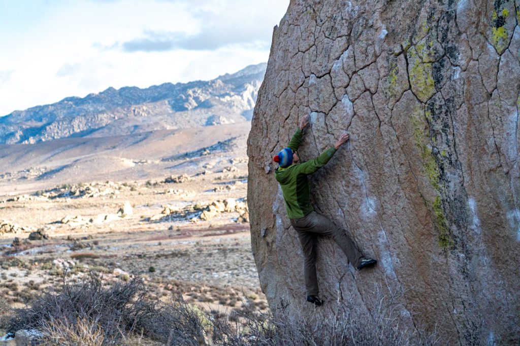 Green Wall Essential in the Buttermilk Boulders