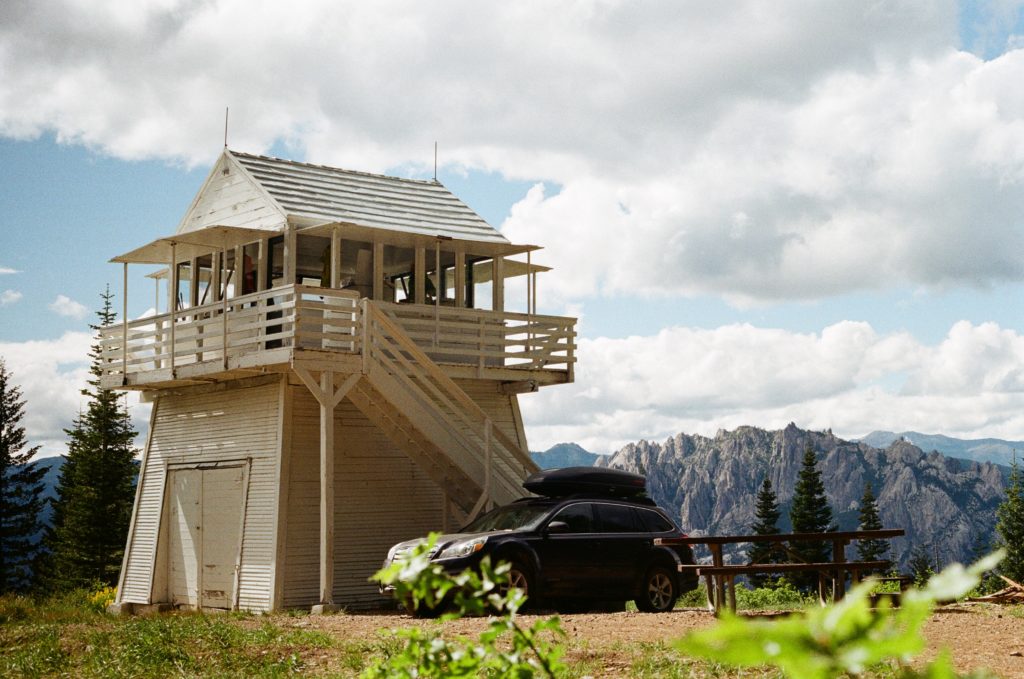 Staying at the Girard Ridge Fire Lookout