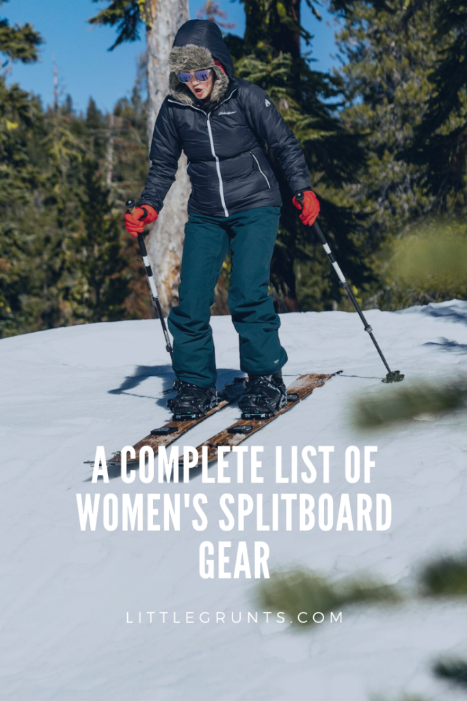 Women's Splitboards and Gear